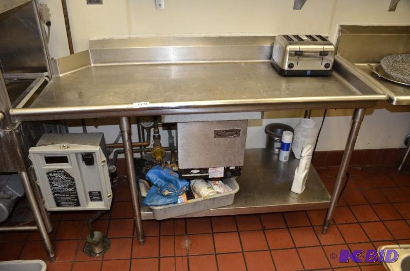 lot 52A image: Stainless Steel table that is to the right of...