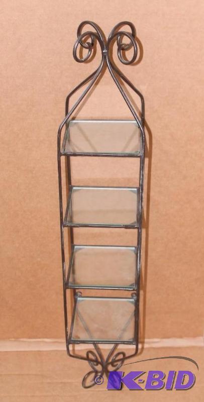Black Decorative 4 Shelf Unit