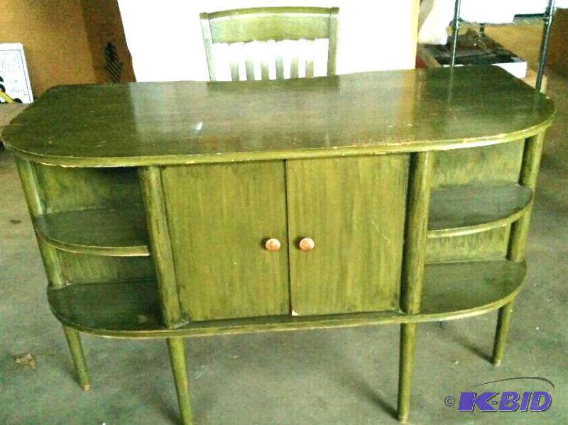 Wooden Desk with Chair