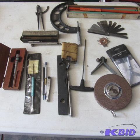 Tape Measure, Mirror, Hacksaw
