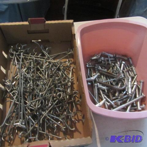 Pegboard Hooks, Wall Anchors