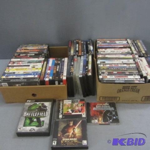 DVDs, Electronic Games