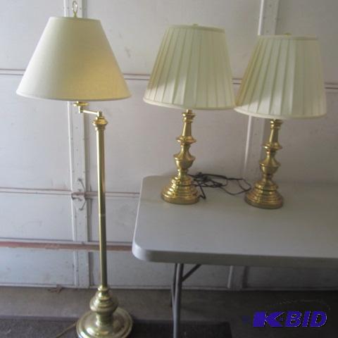LR Lamps, Stiffel Shade, Floor Lamp