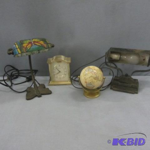 Vintage Desk Lamp, Butterfly Lamp