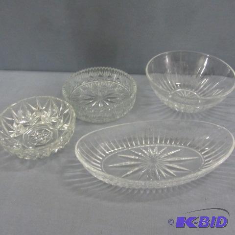 Assorted Fancy Glass Candy Dishes
