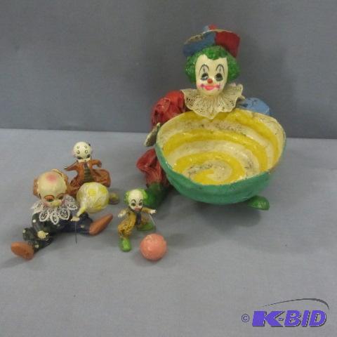 Paper Mache Clowns