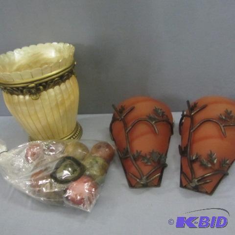 Wall Sconces, Trash Can