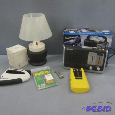 Weather Radio, Battery Lamp