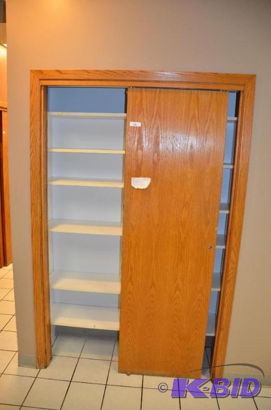 Sliding 2 piece closet doors, frame, and clos...