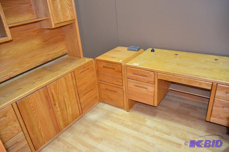 3 piece office desk set desk-29&quotx30 12...