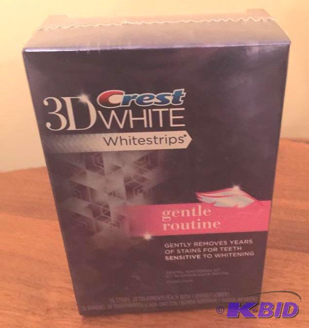 lot 102 image: Crest White 3D Whitestrips - Gentle Routine