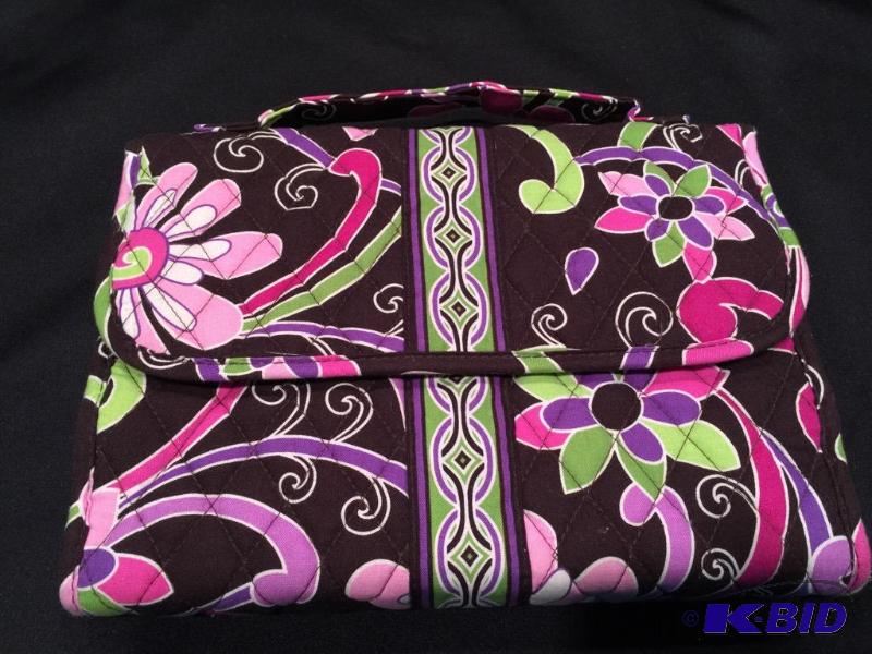 lot 104 image: Vera Bradley Jewelry Organizer in Purple Punch.