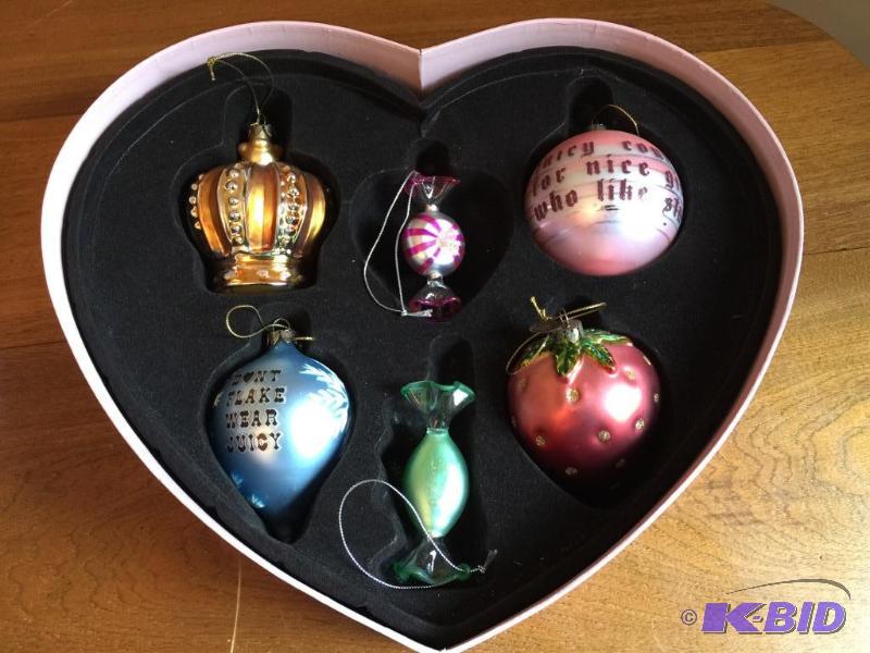 lot 114 image: Juicy Coutoure Ornaments