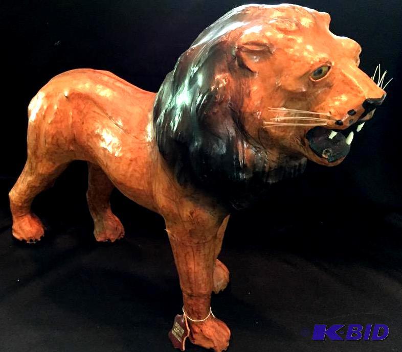 lot 142 image: Leather Lion