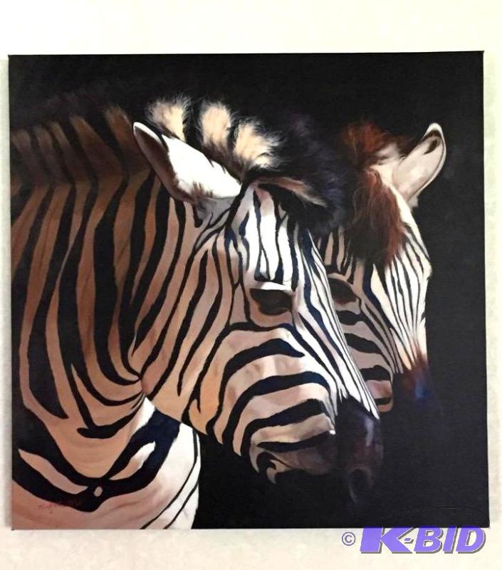 lot 146 image: Zebra Print