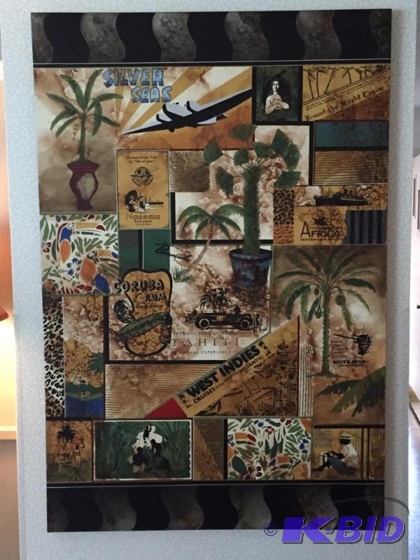 lot 148 image: West Indies, South Seas Collage Wall Art