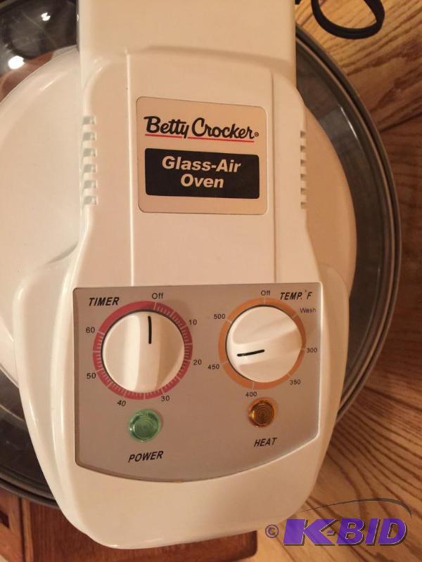 Betty Crocker Glass-air Oven Manual