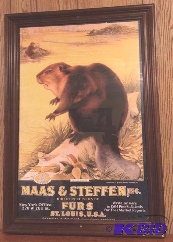 lot 199 image: Maas & Steffen Furs Vintage Print (Reproduction)