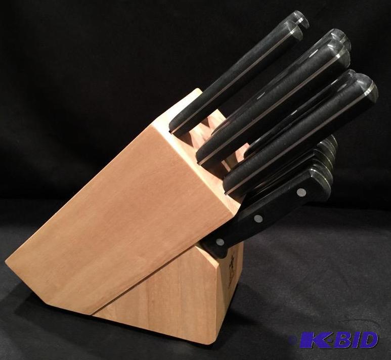 lot 202 image: J.A. Henckels Knife Set  & Block