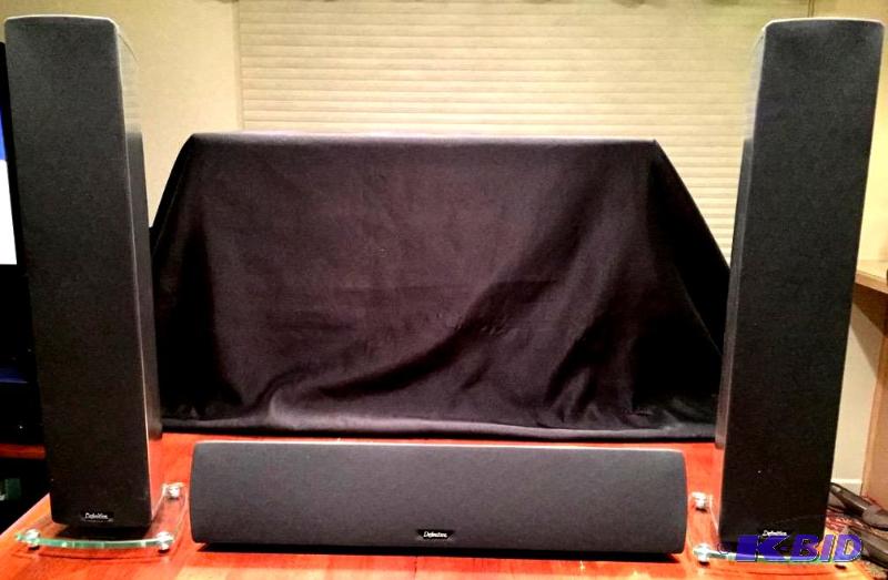 lot 211 image: Definitive Technology 2 Mythos Six  Speakers & One Mythos Seven Speaker