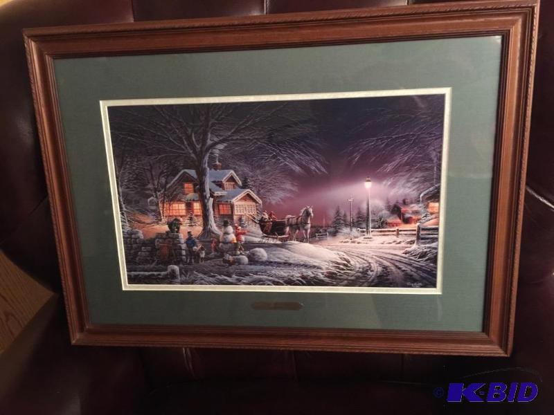 lot 29 image: Winter Wonderland by Terry Redlin