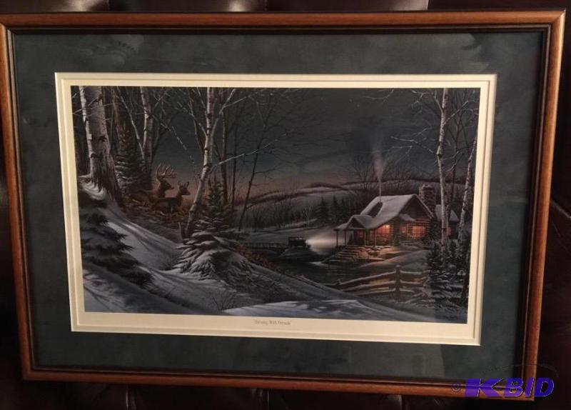 lot 30 image: Evening With Friends by Terry Redlin