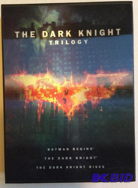 lot 53 image: The Dark Knight Trilogy DVDs