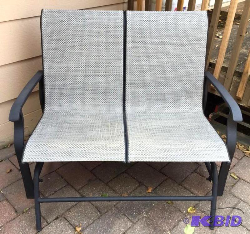 lot 7 image: Rocking Patio Love Seat