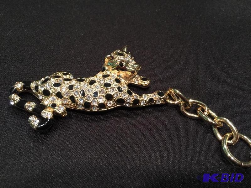 lot 94 image: Swarovski Elements Leopard