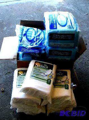 lot 23 image: Lot of Adult Size Diapers - Seven packs of 25...
