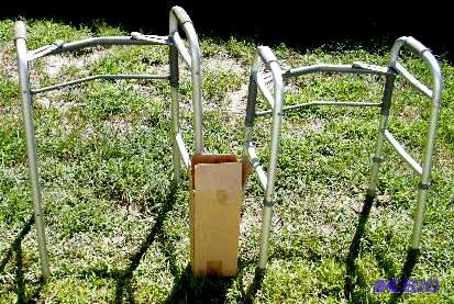 lot 40 image: Two Walkers - Have adjustable height and many...