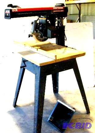 lot 60 image: Craftsman Contractor Series Slide Saw - 10&qu...