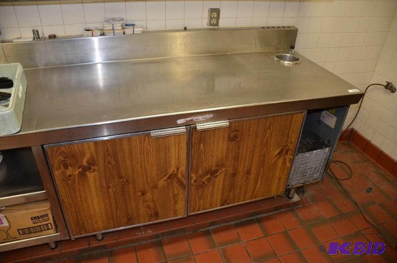 lot 13 image: Delfield stainless steel station 174x29x36 wi...