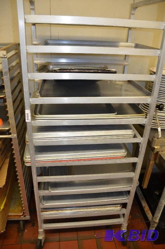 lot 149 image: Large lot of Commercial Baking Trays 24x18&qu...