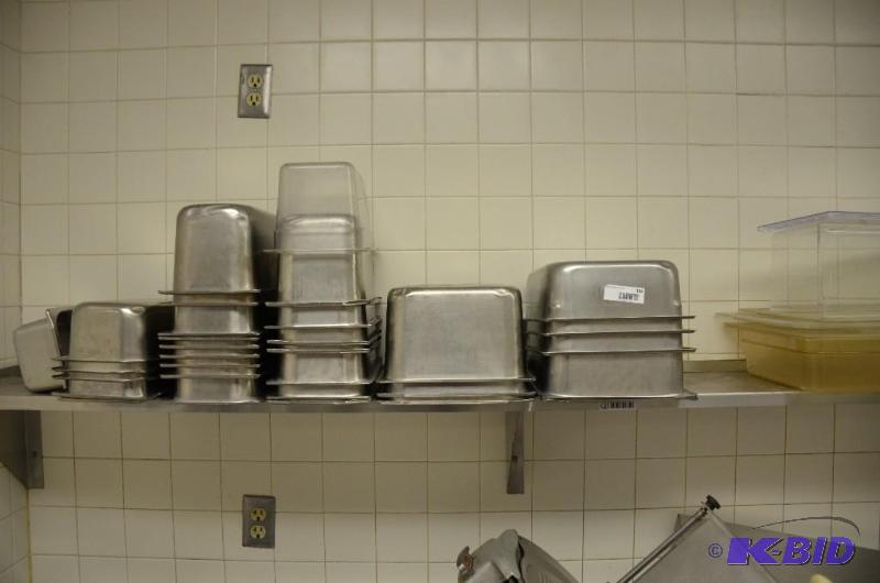lot 168 image: Stainless steel condiment & food prep con...