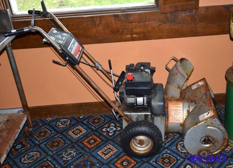 lot 234 image: Sears Craftsman snow blower, two stage , elec...