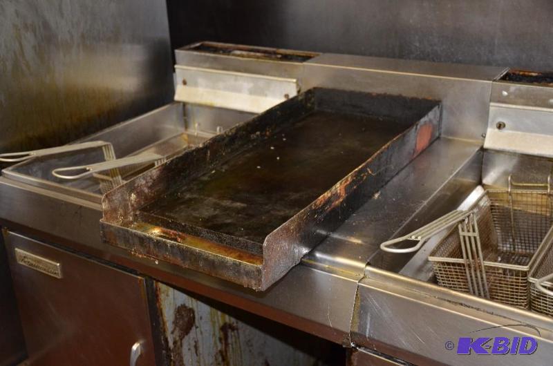lot 29A image: Griddle 12" x 27 12"...