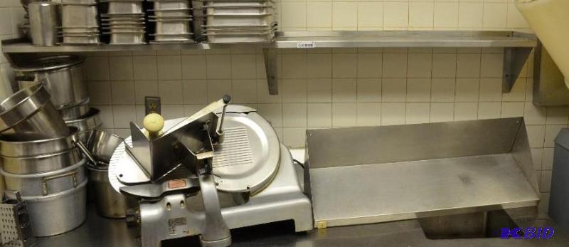 lot 40 image: 2 stainless steel shelves 10&quotx82" 1...