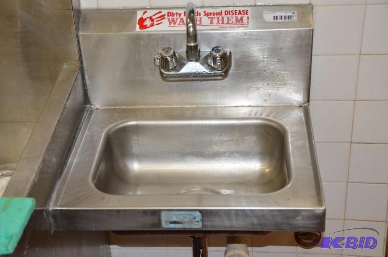 lot 8 image: Advance Food Service Equipment Sink 17x19x ap...