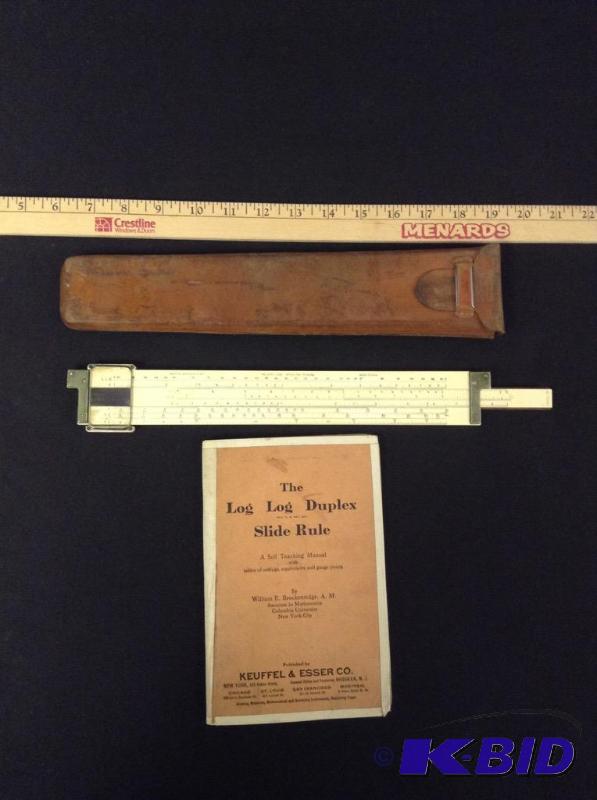 lot 117 image: Vintage Keuffel & Esser Slide Rule
