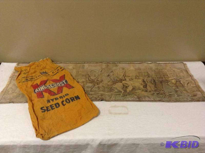 lot 121 image: Tapestry & Kingscrost Seed Corn Bag