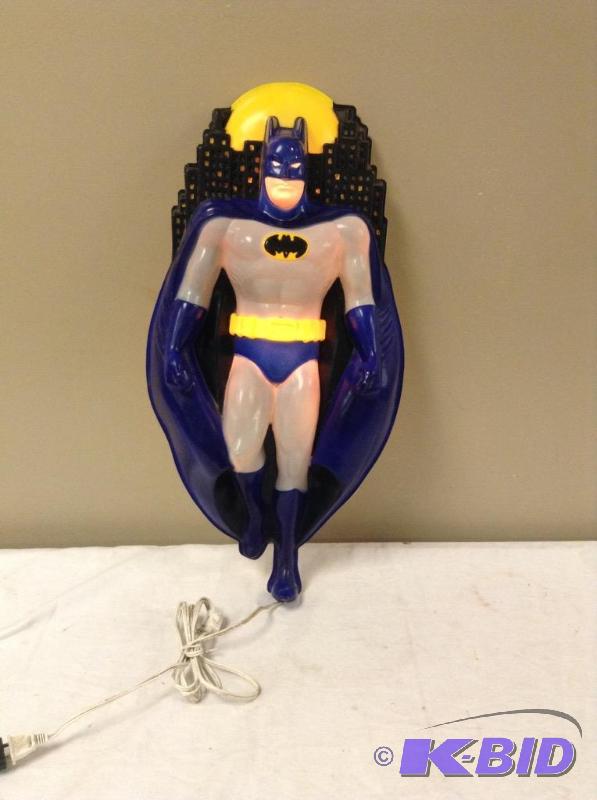 lot 122 image: Vintage Batman Wall Light
