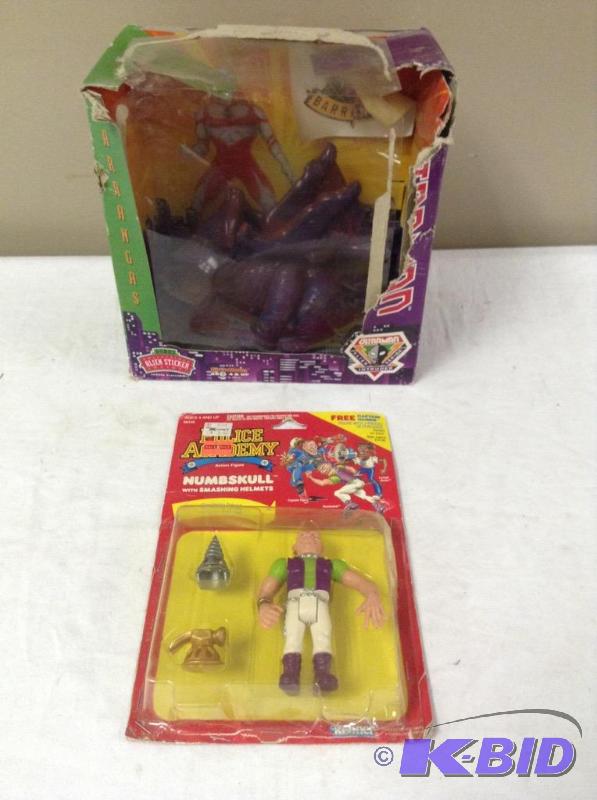 lot 124 image: Arrangas & Police Academy Toys