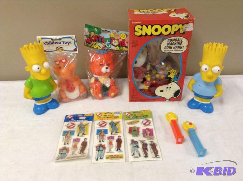 lot 17 image: Simpsons, Snoopy & Ghost Buster