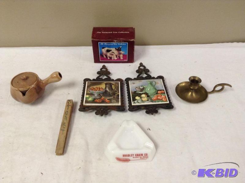 lot 27 image: Brass, Trivets and Advertising
