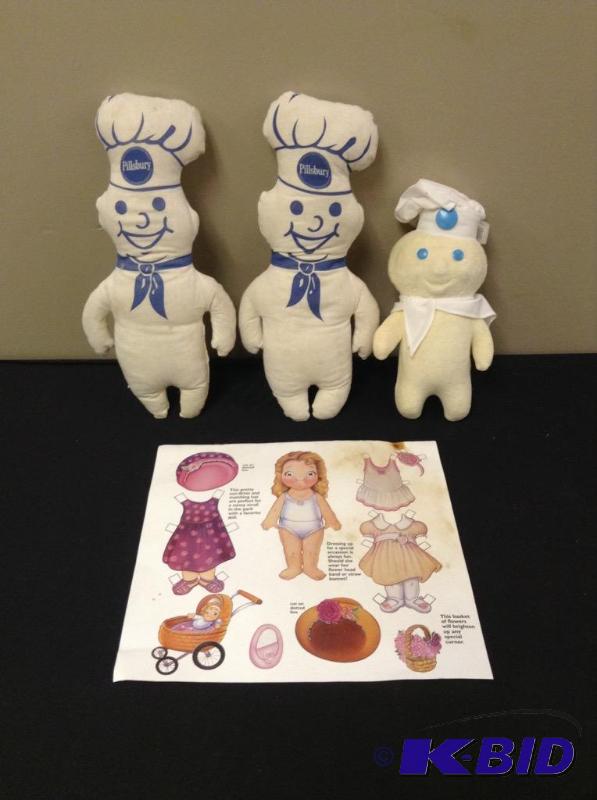 lot 5 image: Pillsbury Dough Boys and Paper Doll