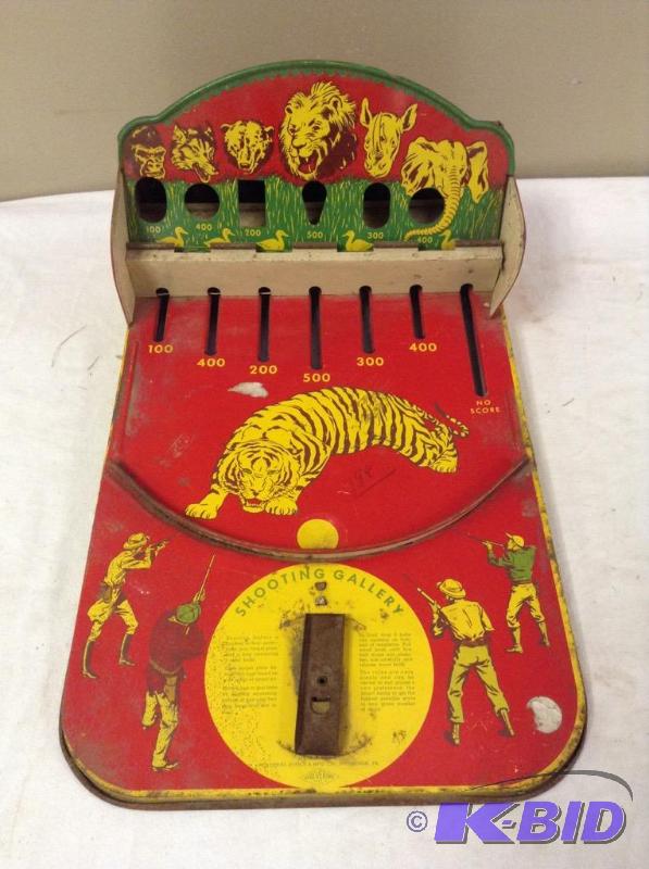 lot 56 image: Wolverine Tin Shooting Game