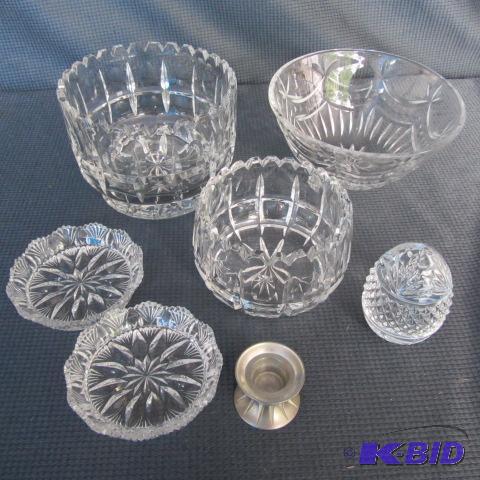 Lead Crystal Bowls, Egg