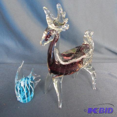 Glass Buck & Fish