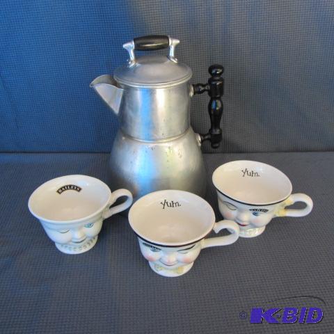 Vintage Aluminum Coffee